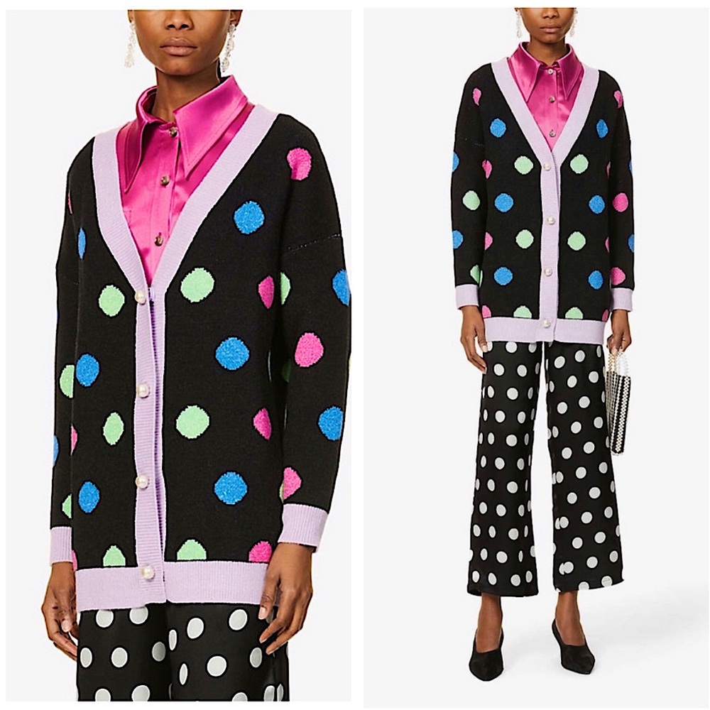 Olivia Rubin Cecily Polka Dot Cardigan